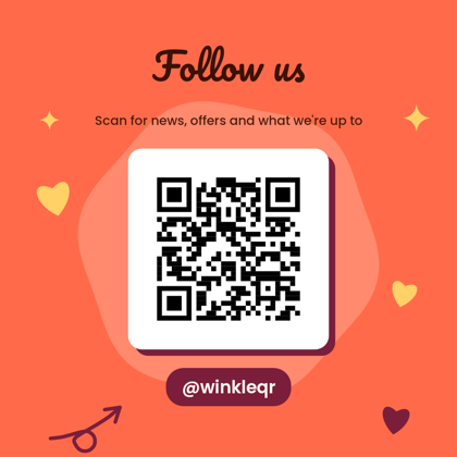 Follow us poster